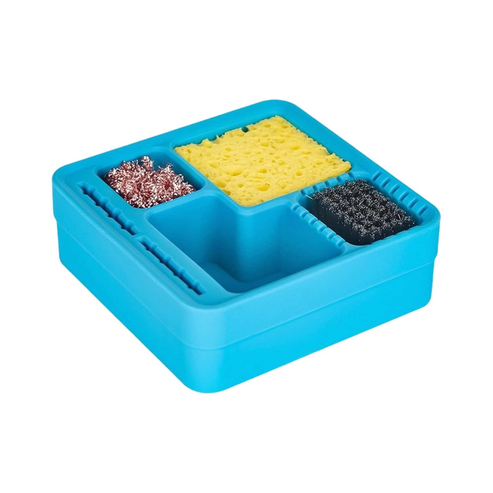Shntig Blue Multipurpose Silicone Solder Container Electronic Repair Accessory Holder For Jewelry And Stationery Organization Silicone Tool Organizer