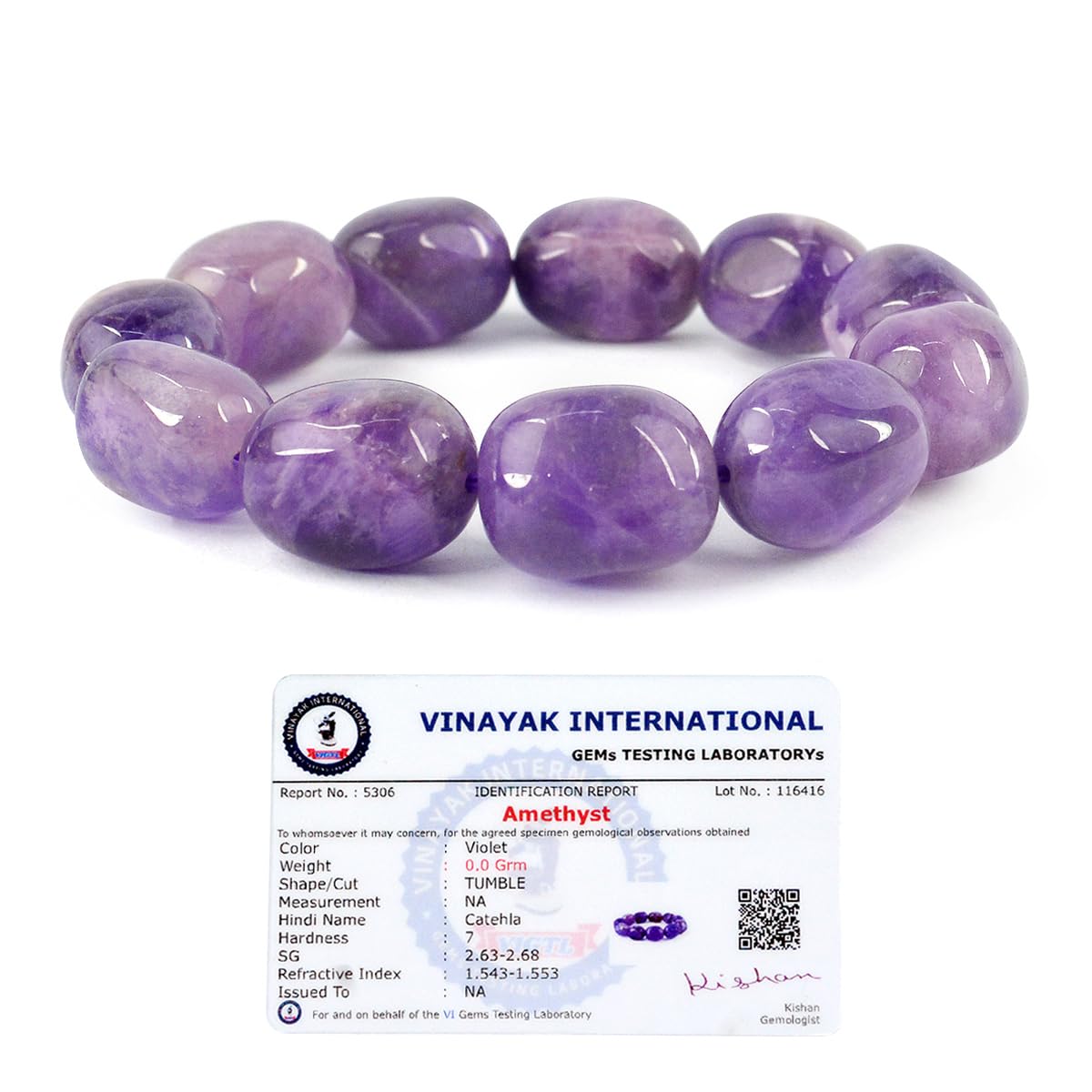 Reiki Crystal Products Certified Amethyst Bracelet Reiki Healing Crystal Stone Bracelet Charged By Reiki Grandmaster & Vastu Expert For Unisex Adult (B09SZ374YG) Amazon Price History, Amazon Price Tracker
