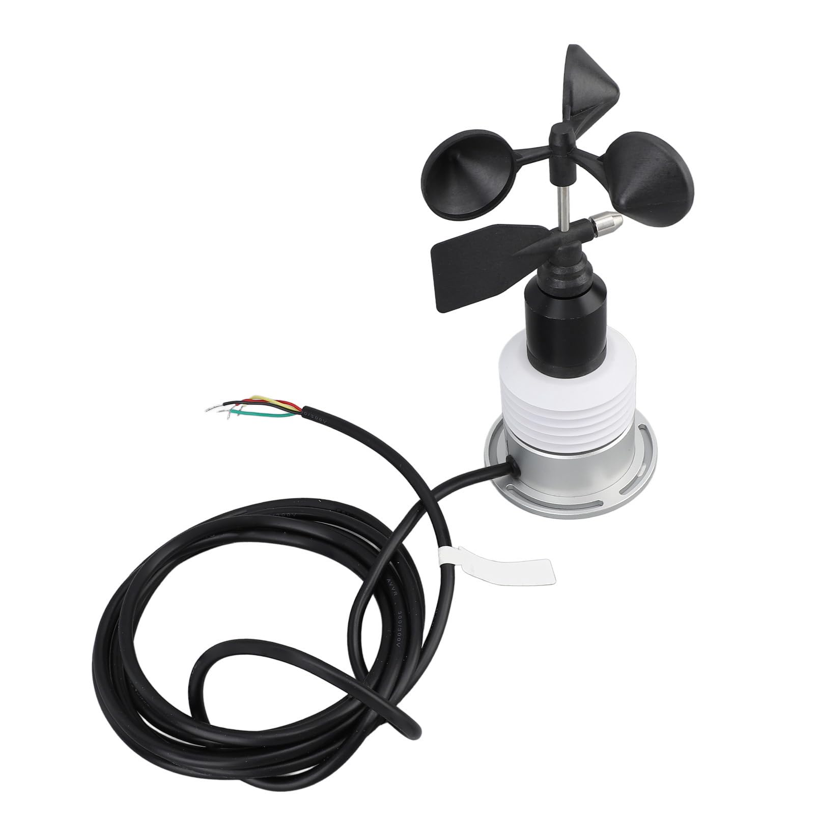 HEEPDD Sensore Anemometro per Misuratore Meteorologico, velocità e Direzione del Cablato 5 in 1, Alta Precisione per Meteorologia e Monitoraggio Ambientale, Strumenti da Giardinaggio
