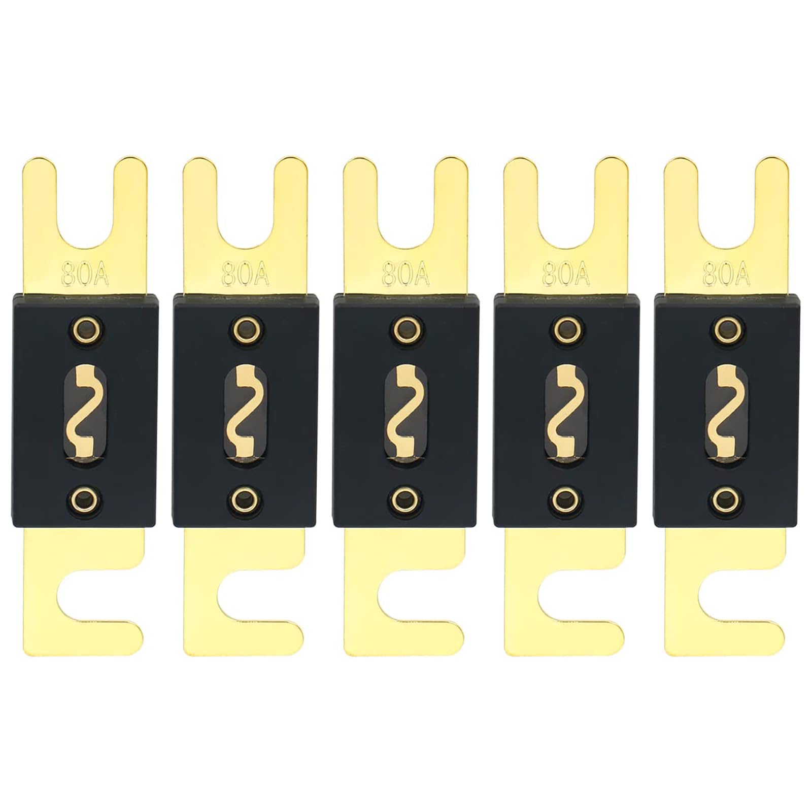 Baomain 3-Pack 40A ANL Fuse Bulk Value Pack with Gold-Plated Terminals for Car Audio, Amplifier, Truck, Boat, RV - 12V/24V Circuit Protection — view 29