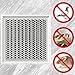 2 Pack Dryer Vent Grill Dryer Vent Screen with Aluminum Built Bird Guards Inserts Stop Birds Nesting in Dryer Vents and Bathroom Exhaust Vents Outdoor, 3 Inch to 9 Inch