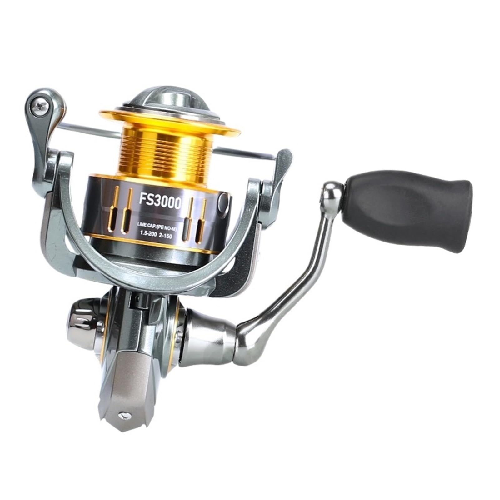 Kołowrotek Spinningowy Do Dalekich Rzutów FS 2000 3000 5,2: 1 7 Kg Ultralekki Koło Łowienia Okoni Na Szczupaka GłAdki, WytrzymałY, Lekki