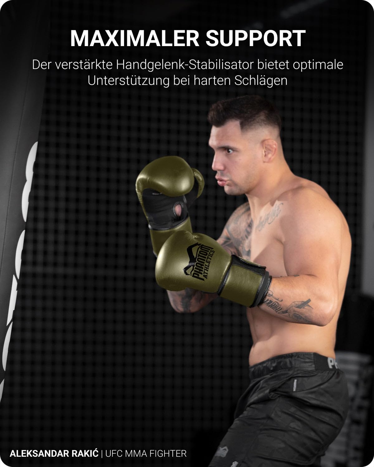 Phantom Elite ATF | 10-16 oz | Guanti professionali da boxe per arti marziali, allenamento e competizione, MMA, Kickboxing, Muay Thai