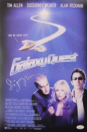 SIGOURNEY WEAVER SIGNED AUTOGRAPH 12X18 GALAXY QUEST POSTER PHOTO w