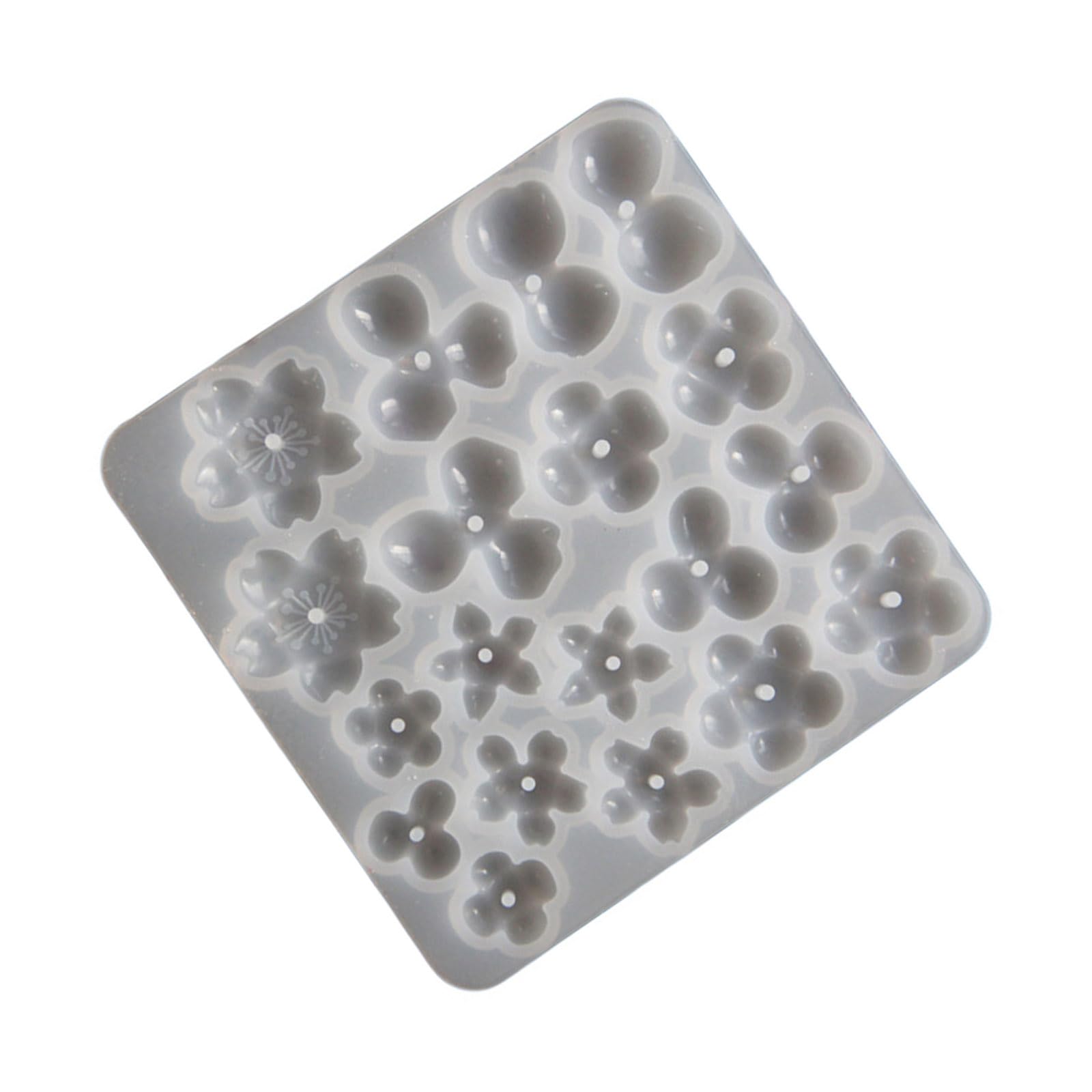 Jtqyfi Flower Mold Silicone Petal For Creating Unique Resin Jewelry And Ornament Craft Flower Pendant