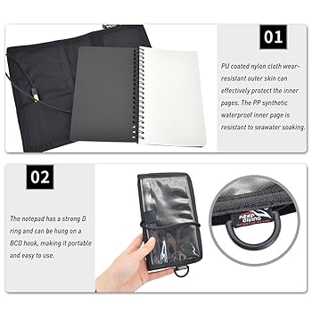 Amazon.co.jp: ALXFFBN 防水メモ帳 ダイビング用紙メモ帳