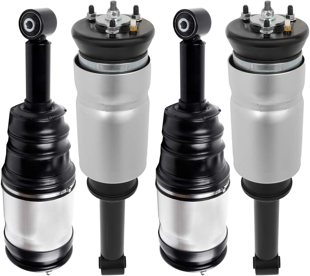 SCITOO Front/Rear Air Suspension 4pcs Air Shocks Strut Spring Fit for 05-09 for Land Rover LR3, 10-16 for Land Rover LR4, 06-14 for Land Rover Range Rover Sport