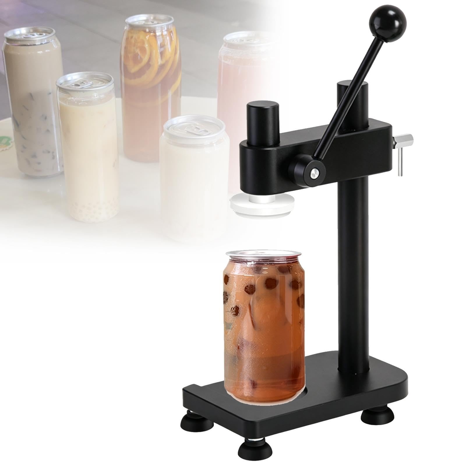Máquina selladora manual de latas, para tarros de 55 mm de diámetro