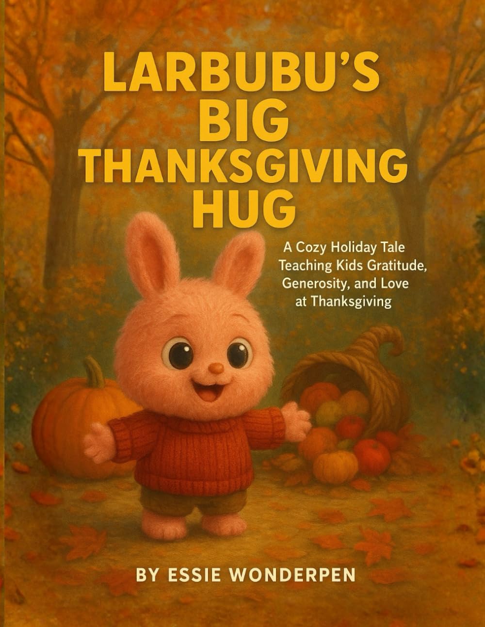 Larbubu’s Big Thanksgiving Hug: A Cozy Holiday Tale Teaching Kids Gratitude, Generosity, and Love at Thanksgiving