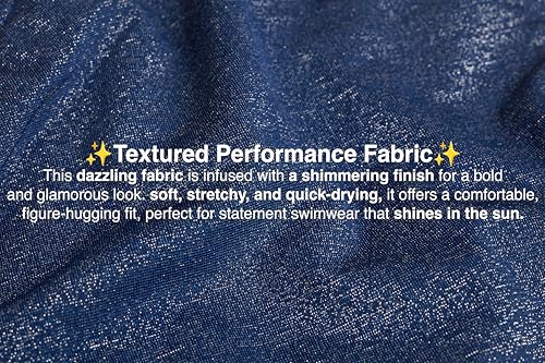 Kanu Surf Girls' Gracie Beach Sport UPF 50 Sparkle Bikini2