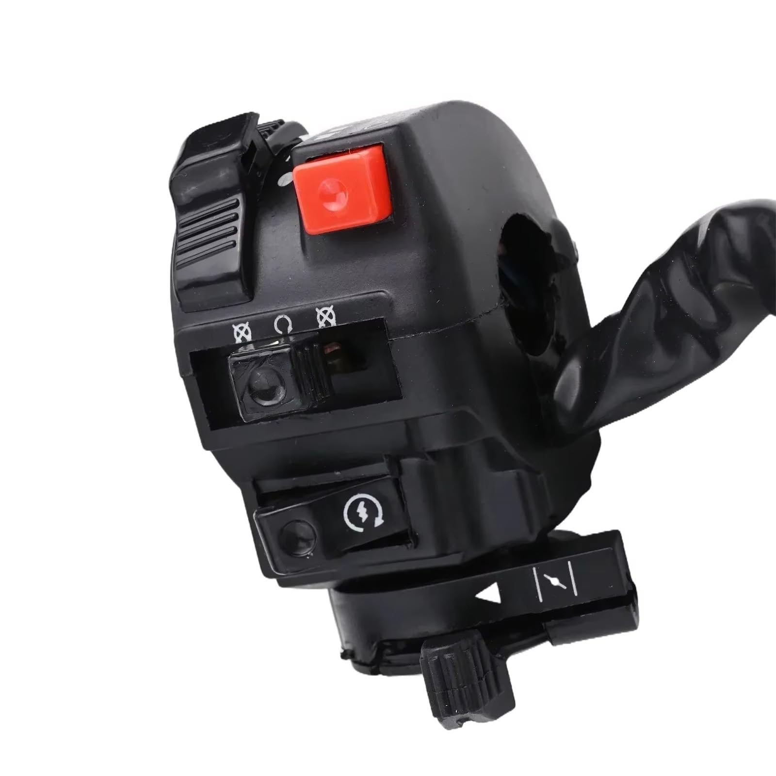 Interruttore Universale Per Manubrio Moto 22mm Con Comandi Per Avviamento Elettrico, Clacson E Indicatori Di Direzione.