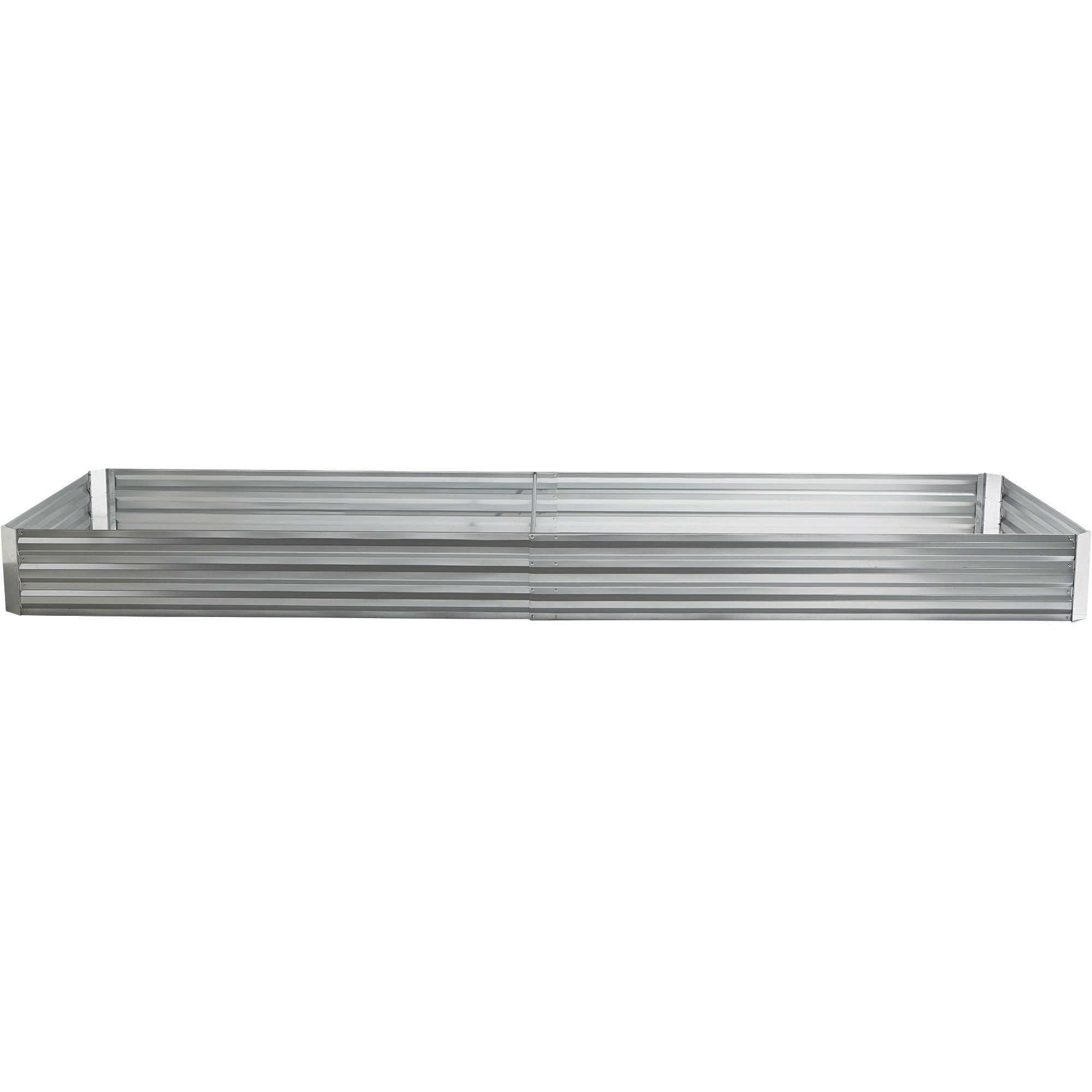 Kotulas Galvanized Steel Raised Garden Bed — 12ft. x 4ft.