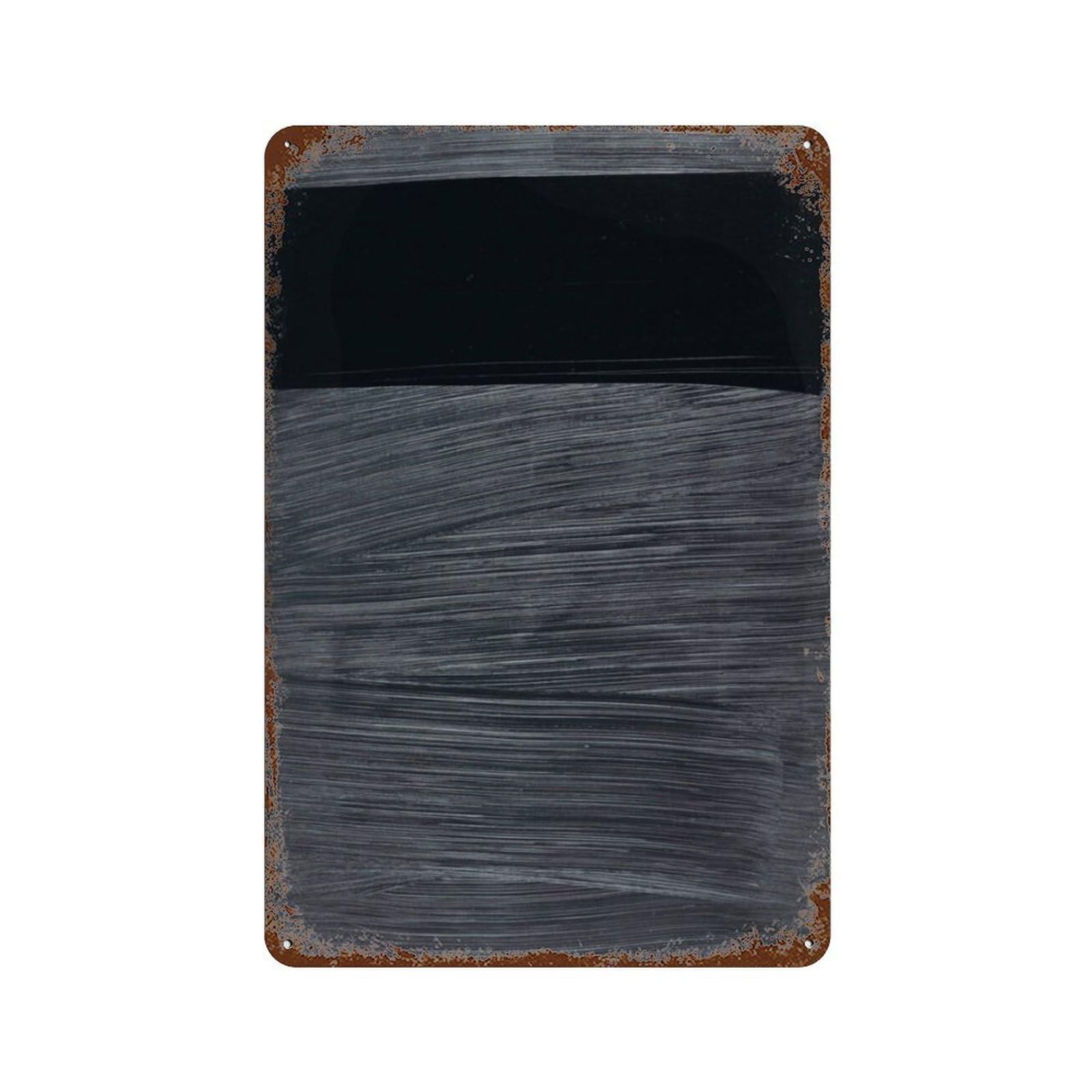 xiaoxiaoshen Pierre Soulages Black Abstract Minimalist Home Decor Wall Decor Art Metal Tin Poster Modern Home Decor Art Home Bar Shop Decorations Vintage Sign 30x20cm