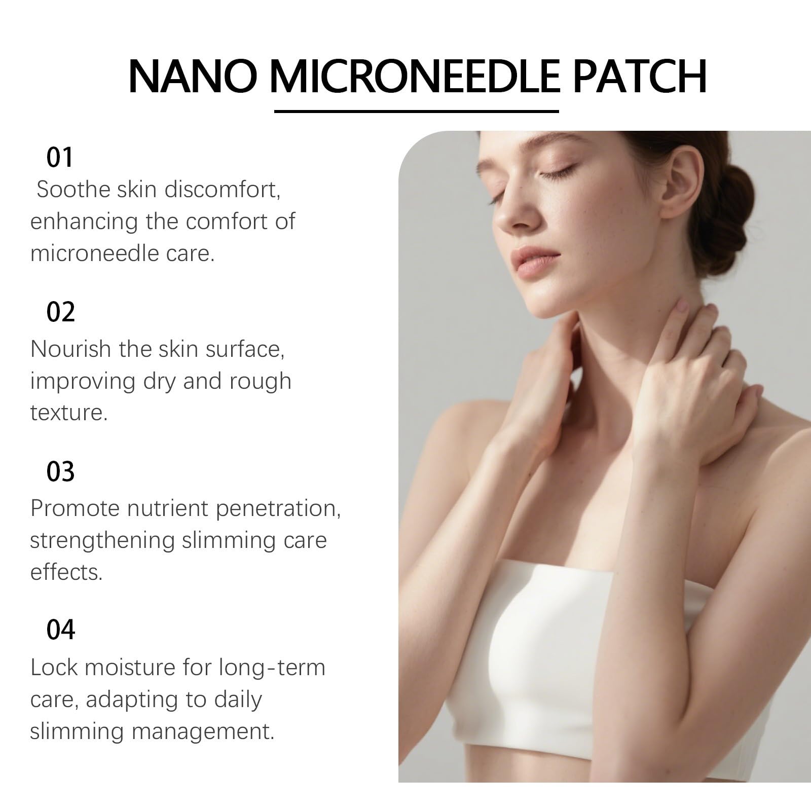 Plaster wyszczuplający 10 w 1 Moringa i Berberyna, naturalna nano-mikroneedle, ultra cienka niewidoczna, łatwa w aplikacji, spłaszcza brzuch, ujędrnia skórę, codzienne użytkowanie dla mężczyzn i