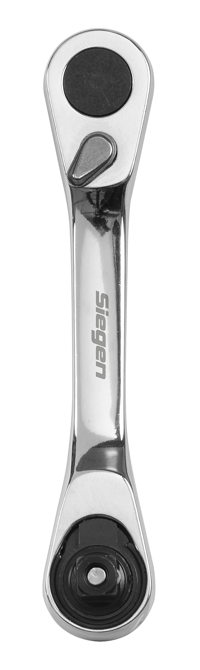 Sealey Siegen 1/4" Hex x 1/4" Sq Drive Micro Ratchet Bit Driver/Wrench - S01251, Silver - Image 3