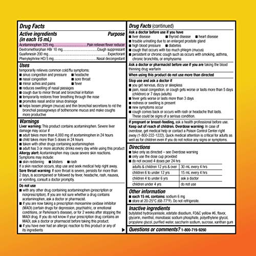 Amazon Basic Care Severe Daytime Cold And Flu thumb #4