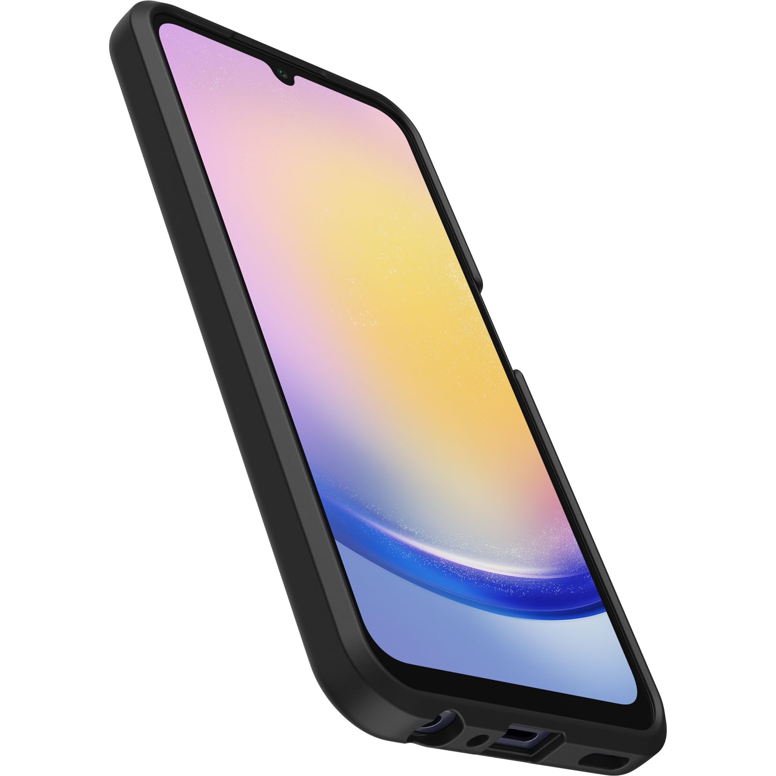 OtterBox Cover per Samsung Galaxy A25 5G React Series, Resistente a Shock e Cadute Fino, Cover Ultrasottile, Testata a Norme Mil-Std 810G, Nero