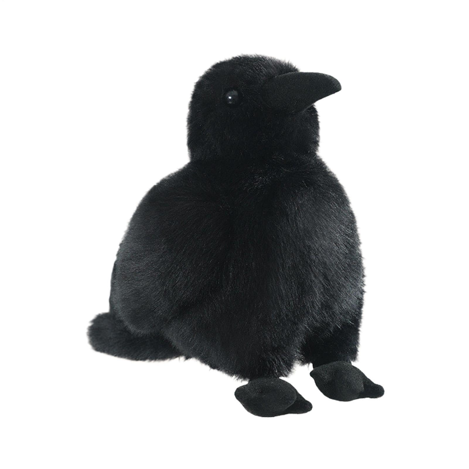 Crow Stuffed Animal Realistic Gothic Decorations