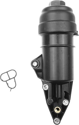 A-Premium Conjunto de tapa de carcasa de filtro de aceite compatible con Audi A4 2005-2008, A4 Quattro 2005-2012, Q5, Q7, A5 A6 A7 A8 Quattro, S4,