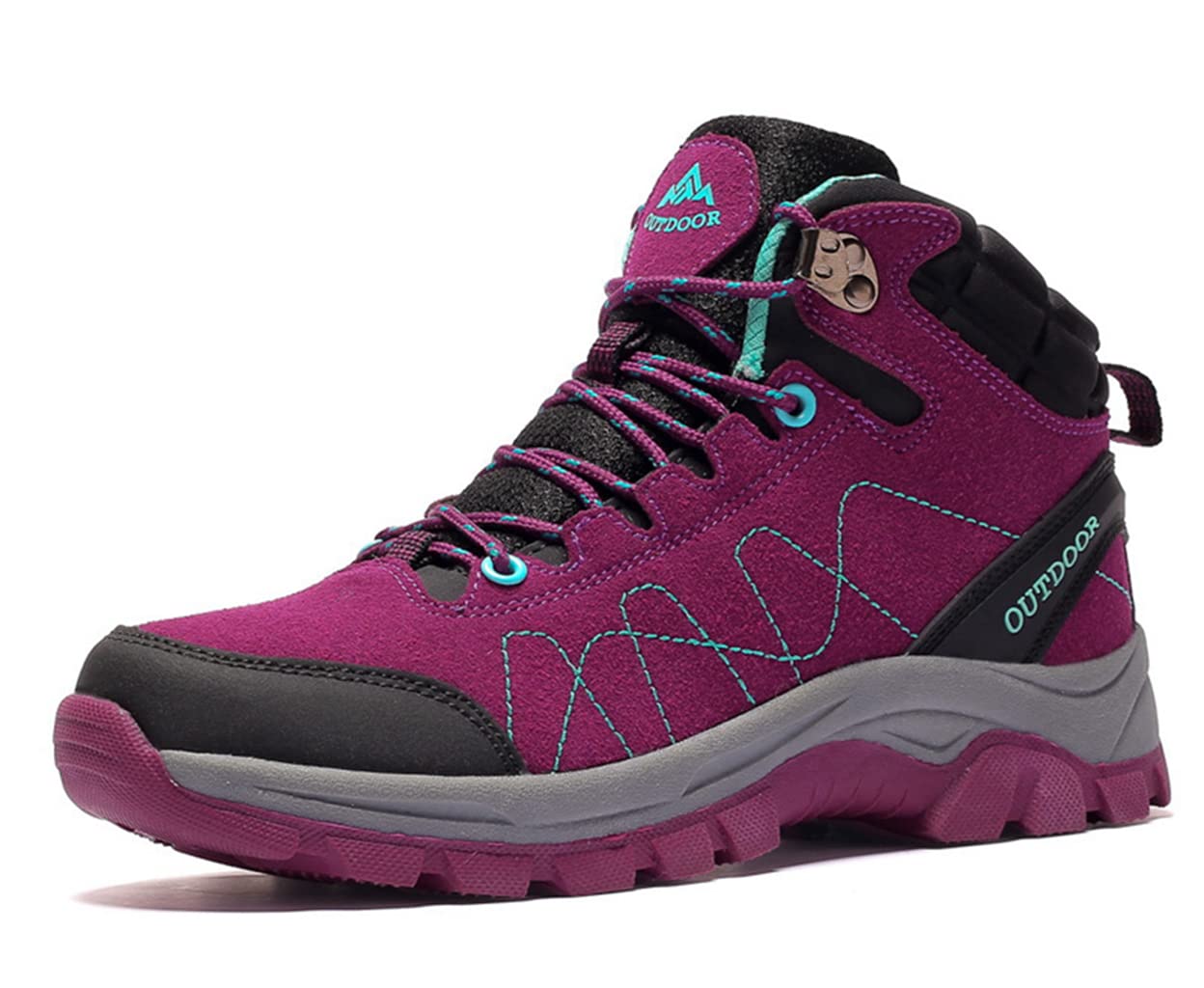 Zapatos De Senderismo para Mujer Botines Impermeables Antideslizantes Al Aire Libre Zapatillas Ligeras De Trekking