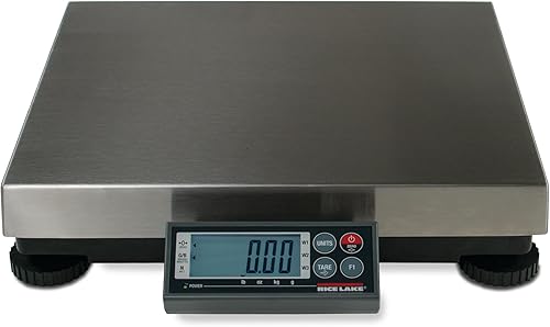 Rice Lake, BP 1214-75S, Báscula de mesa con placa de acero inoxidable, 150 lb x 0.05 lb, NTEP