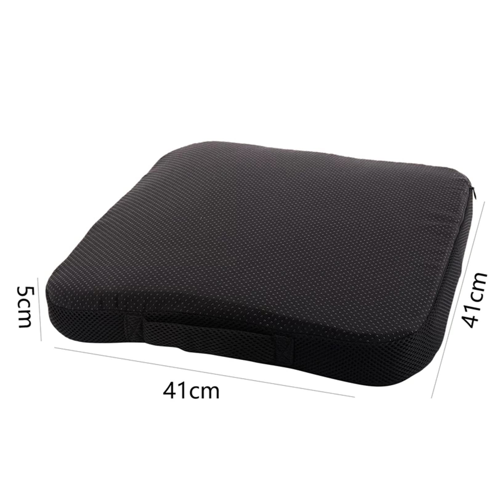 Cojín para Silla de Ruedas, cómodo cojín de Oficina, cojín ortopédico Antideslizante de Espuma viscoelástica para aliviar el Dolor de Espalda, ciática y coxis.
