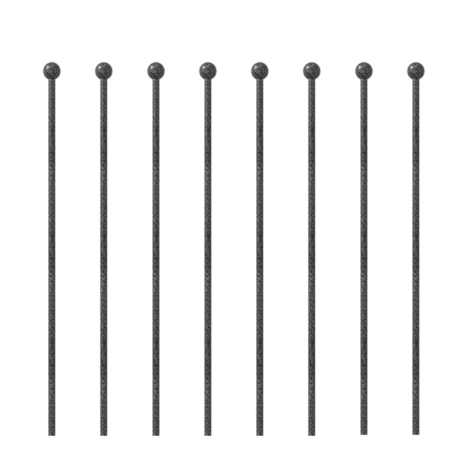 Dog Playpen Stakes - Dog Pens Accessories, for Indoor Outdoor RV Puppy Large Medium Puppy Dog Playpen (35 inch, Silver Black)