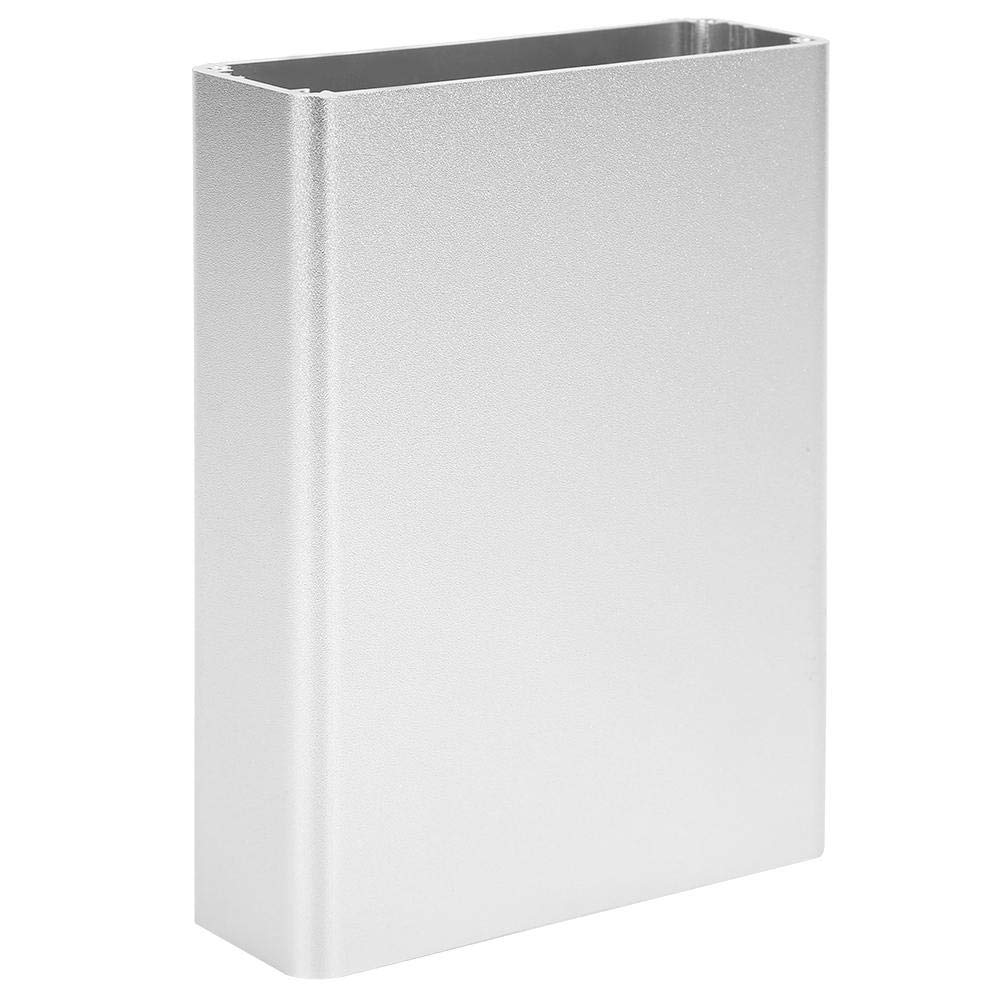 Scatola Di Progetto In Alluminio, Custodia Elettronica Fai-da-te Di Tipo Diviso Argento Opaco 80x160x180mm, Rivestimento Elettronico Opaco