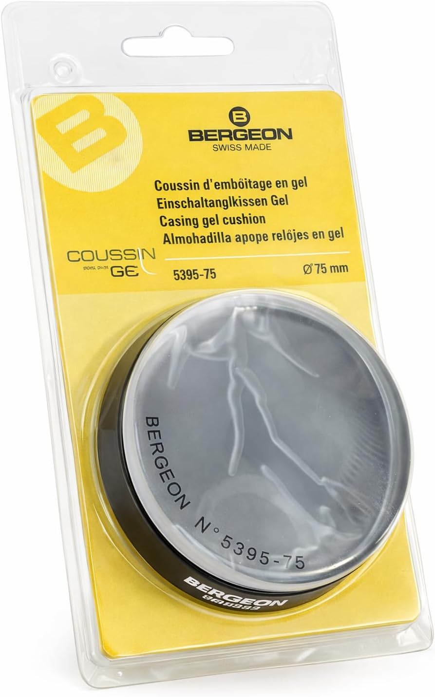 BERGEON 5395-75 Soft Gel Watch Case Casing Cushion 75 mm Transparent
