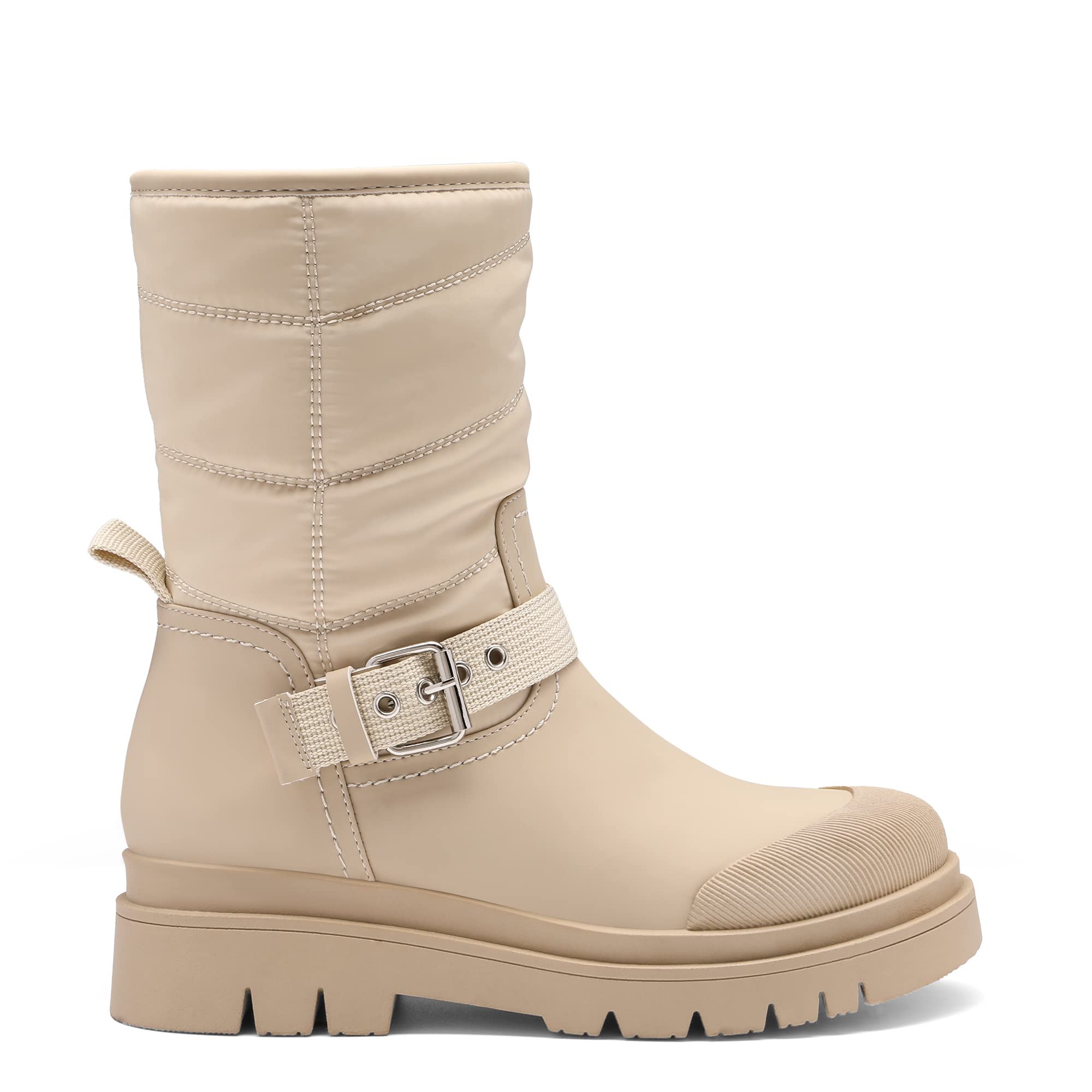 DREAM PAIRS Botte de Neige pour Femme Bottes de Hiver Chaussures Chaude SDSB2202W-E