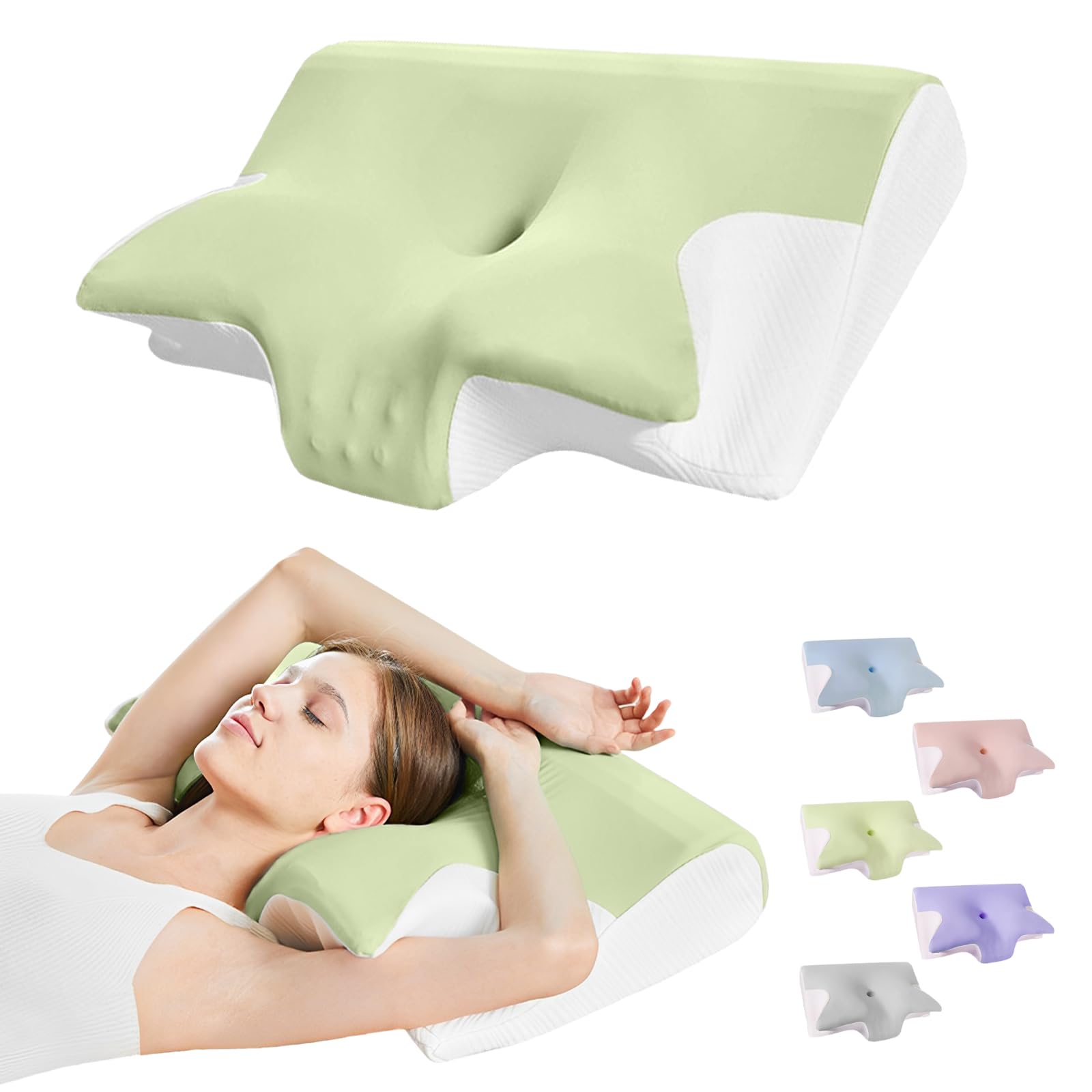 Amazon.com: Good Haus Ornatera Pillow, Restrelief Premium