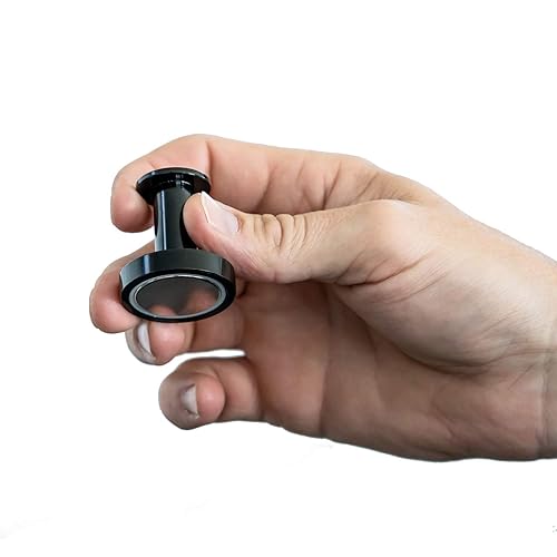 Miniatura 9 de Mavoro Ganchos magnéticos fuertes para colgar abrigos y bolsas. Juego de 2 ganchos magnéticos negros resistentes, 52 imanes de tierras raras de