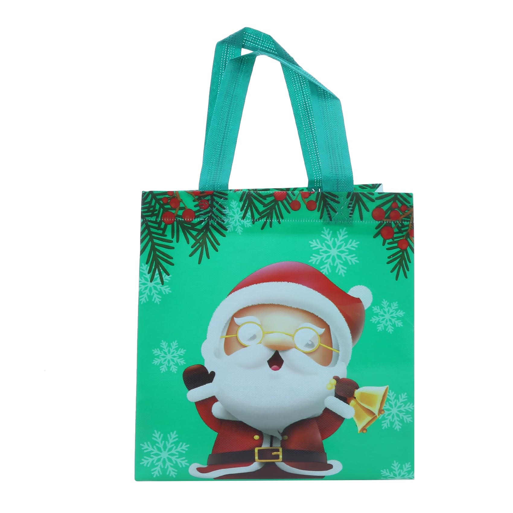クリスマスギフトバッグ 持ち手付きクリスマストートバッグ バルク、ギフト クリスマスギフトバッグ 4個 持ち手付きクリスマストートバッグ
