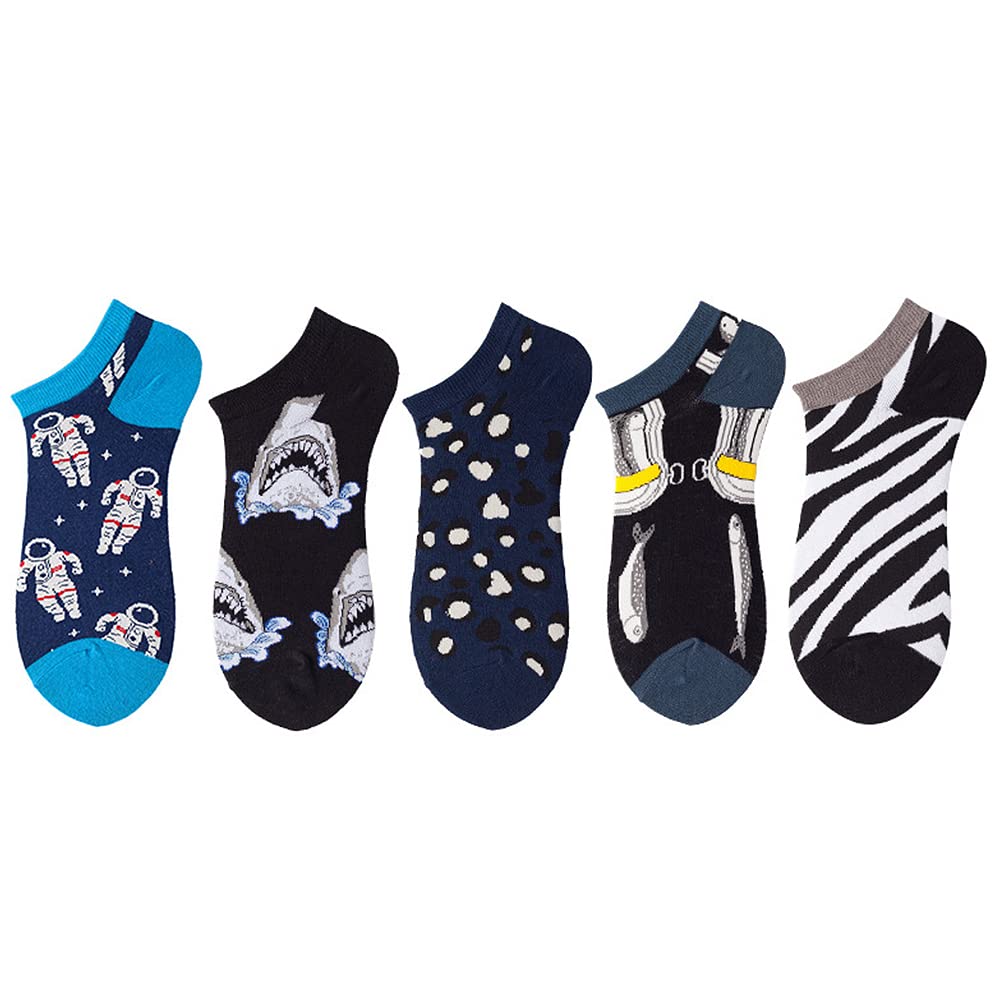 FGALING pattern jacquard socks, high-end fun socks, colorful cotton socks, Christmas gifts, New Year gifts, men and women-6 pairs