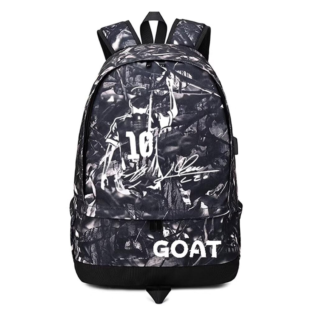 Soccer Player 10 Luminous Ball Storage Backpack Sports Equipment Depositary Multifunctional Bag For Men Women