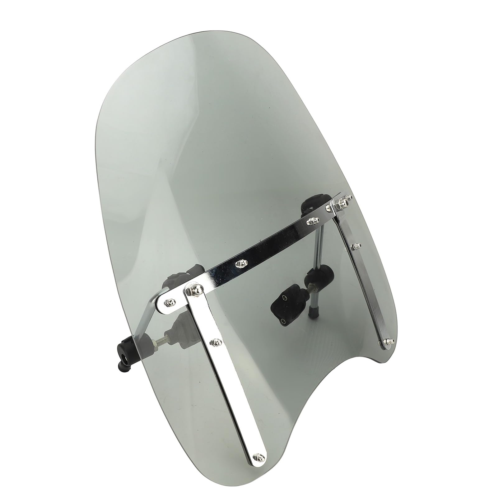 Keenso Motorcycle Wind Deflector, Motorcycle Windscreen High Visibility Scratch Proof Wind Deflector Flyscreen for Motorbike