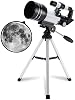 EOTECK Professional Refractive Telescope for Beginners, 300X70mm Space Zoom 150X Astronomical Telescope, Watch Stars MoonOutdoor Viewing