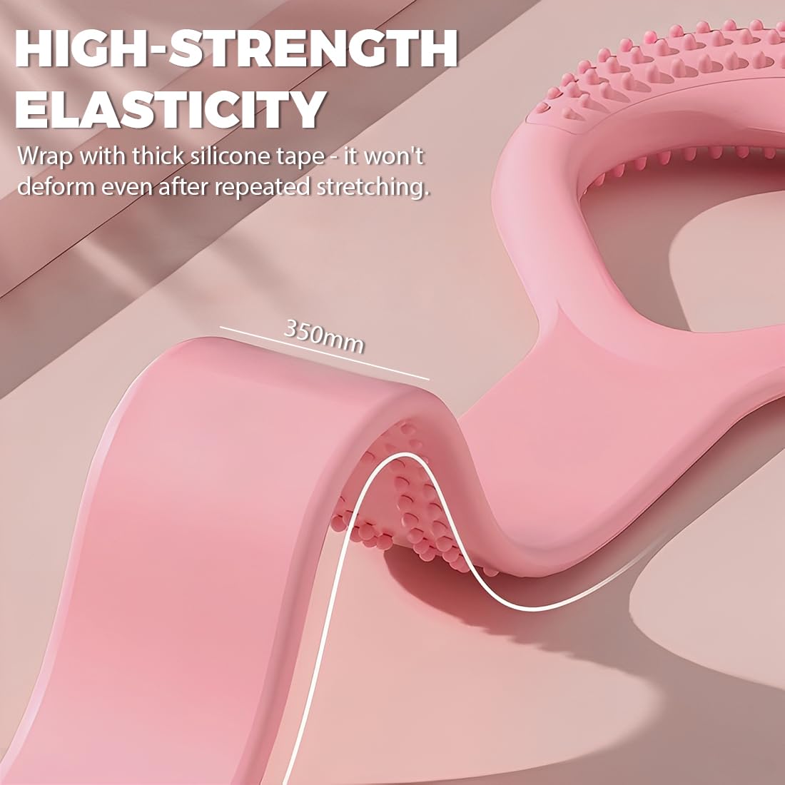 RUKAN Elastici Palestra, 24 lb Fascia Yoga Elastico, Fitness Bande, Yoga Elastico Pilates, Stretching Cinghia Sportiva Altamente Elastica, per camminata metabolica