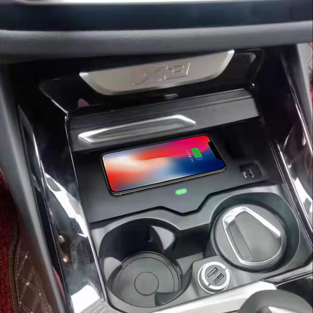 Chargeur sans fil de voiture adapté for BMW X3 G01 X4 G02 X3M X4M F97 F98 2018 – 2021, support de téléphone, Station de charge rapide, accessoires d'intérieur