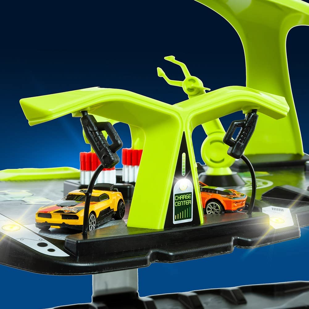 Super Parking 5 Plantes très + Accessoires – 20420 (Noir – Parking)