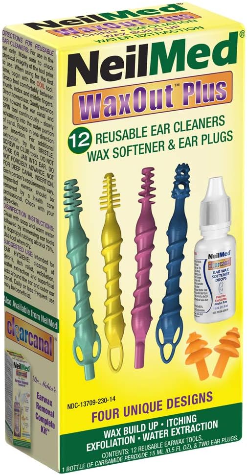 Reusable Flexible Ear Cleaners, 15 Piece Set