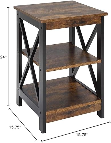 Miniatura 86 de Convenience Concepts Oxford Mesa auxiliar Negro -,Barnwood/Negro,Azul,rosado (Blush Pink),Cerezo/Negro,Azul