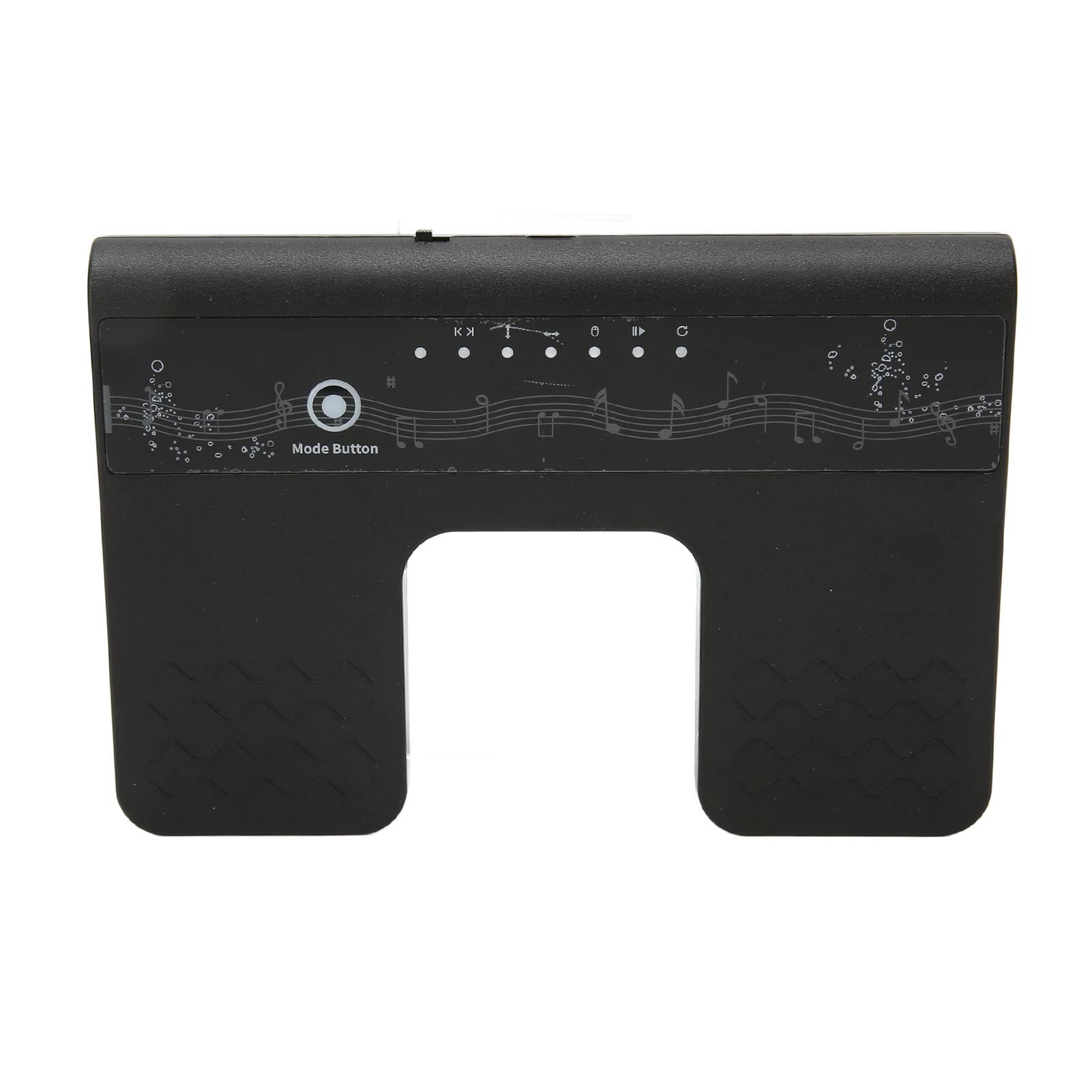 Pedal de Volteador de Página Inalámbrico, Pedal de Pie con Bluetooth, Volteador de Página de Partitura Silenciosa Recargable para Tabletas/teléfonos Inteligentes, Negro