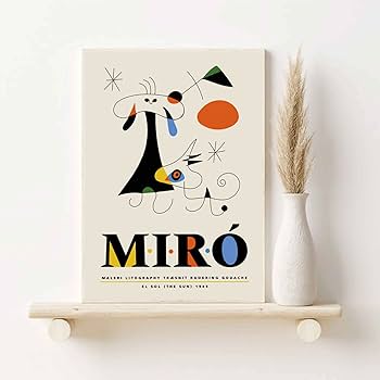 額装済/Untitled（ジョアン ミロ）/アートポスター ジョアン ミロ 絵画 ポスター 額 アートパネル アートポスター