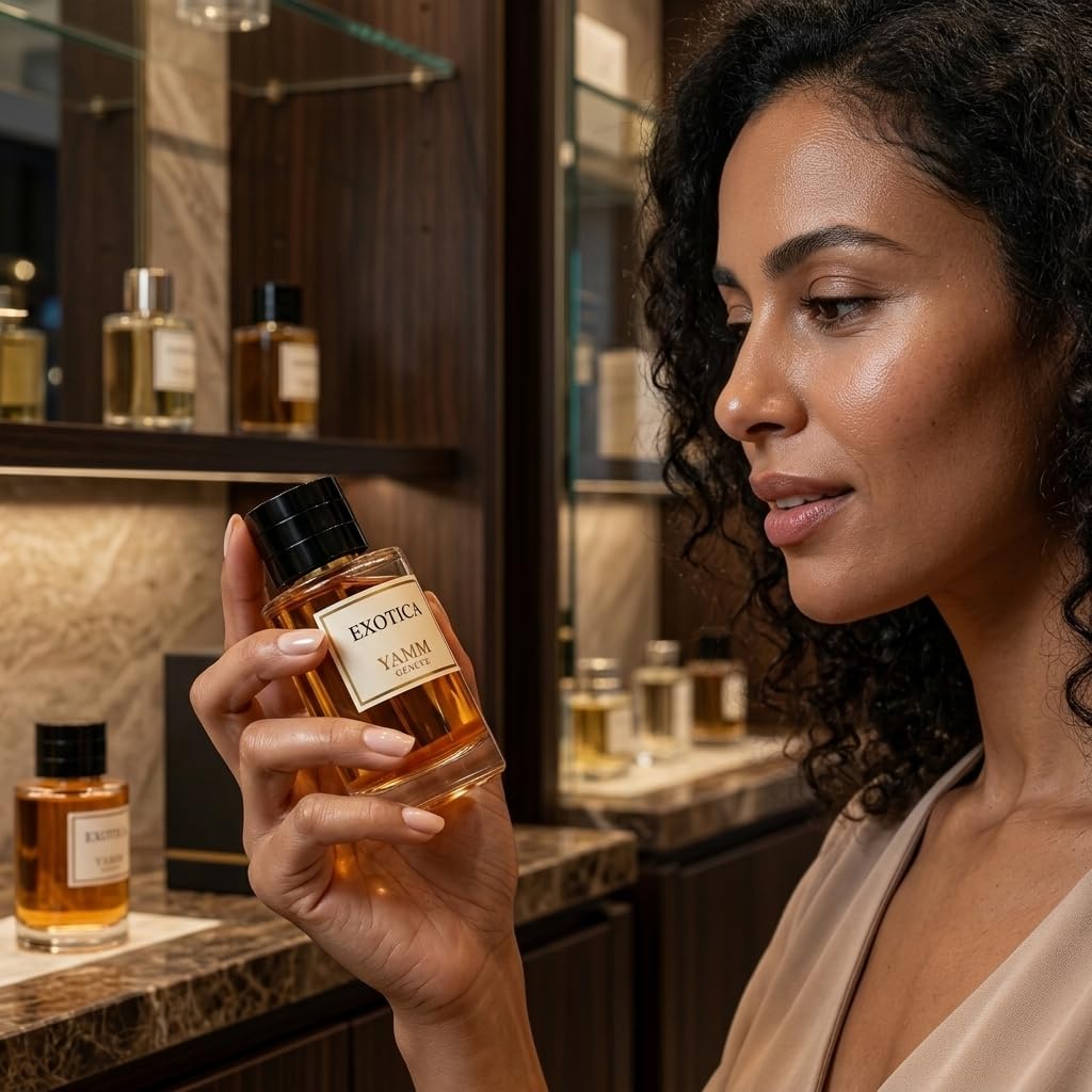 Exotica | Estratto di profumo 50 ml | Profumo fruttato tropicale misto uomo e donna | mango, frutta esotica e fiori bianchi | lusso e lunga tenuta