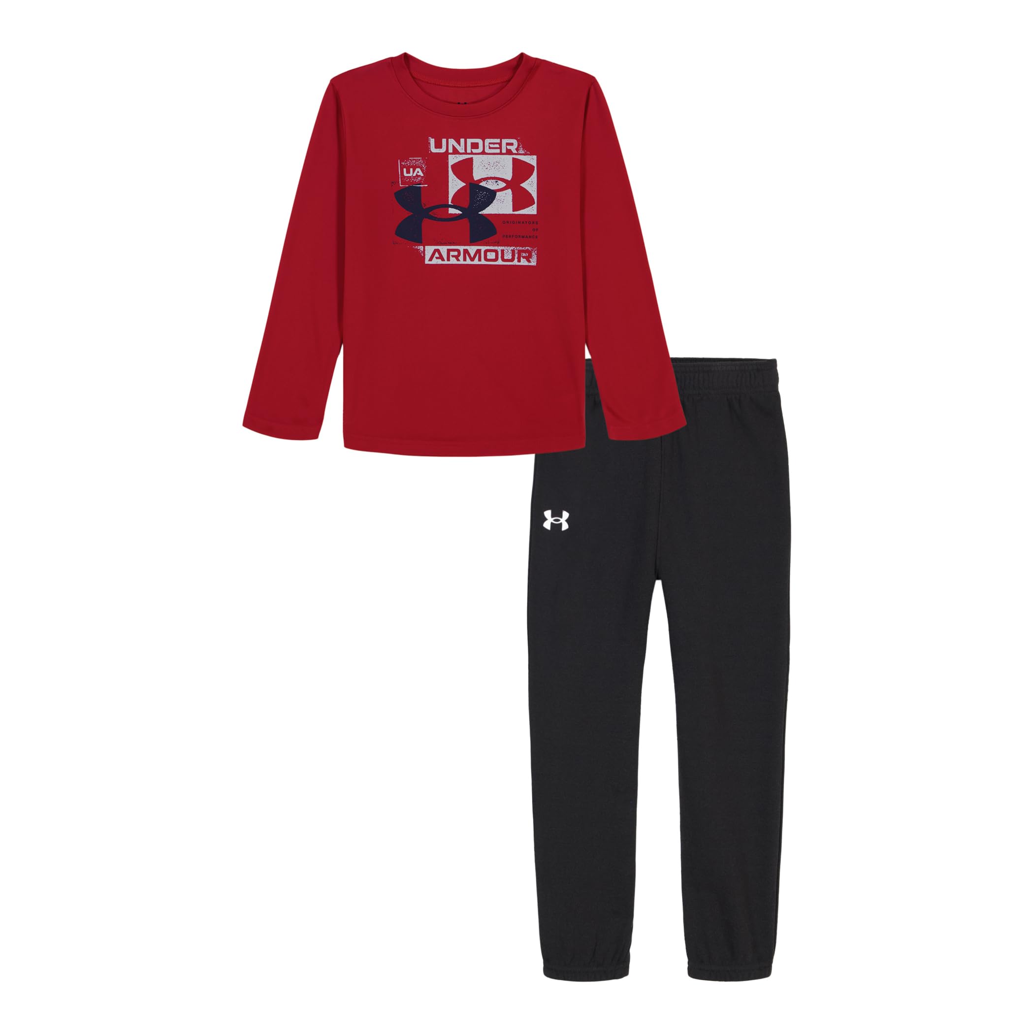 Under Armour Boys' 2-piece Long Sleeve Graphic T-Shirt and Joggers Set