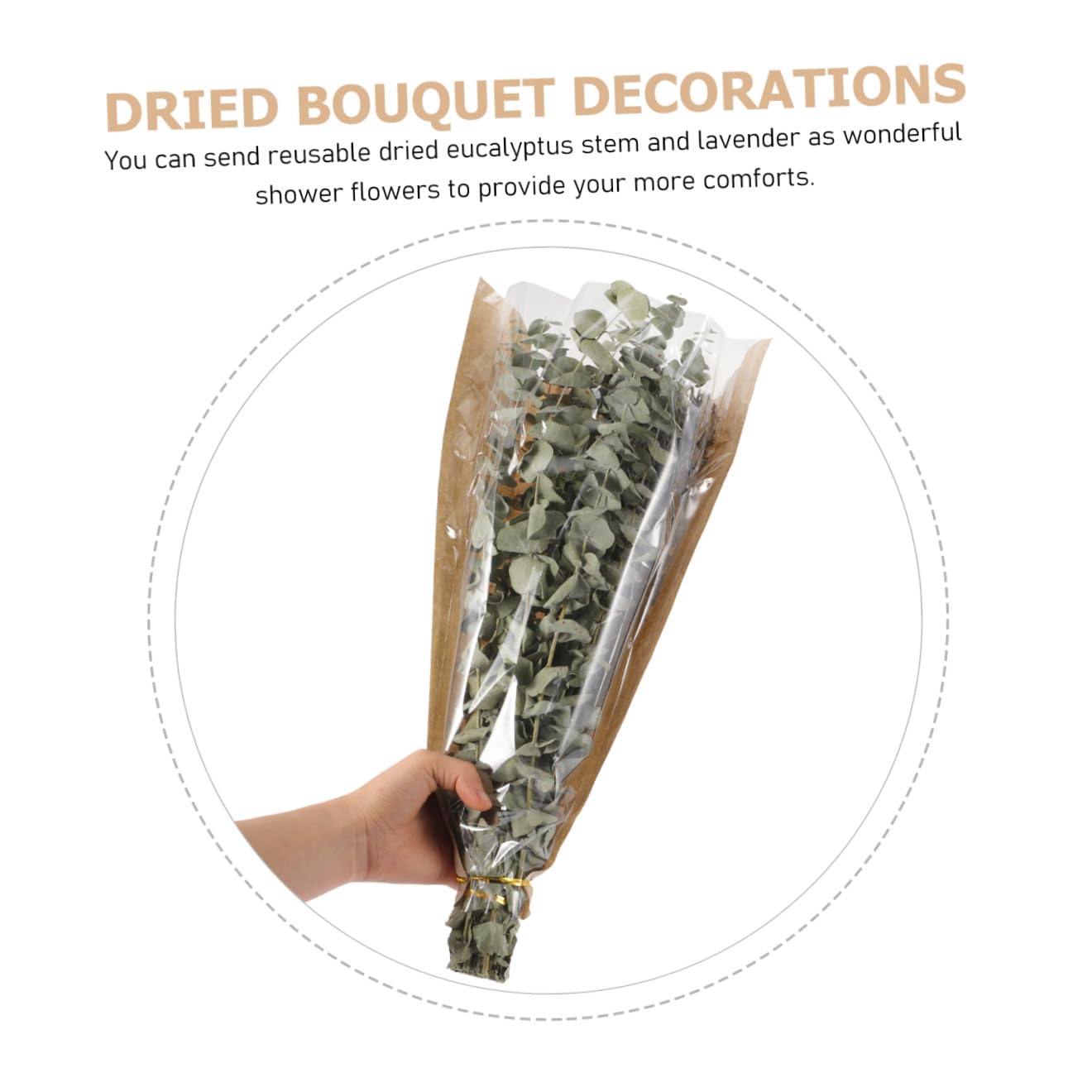 Alipis 2 Pièces 1 Bouquet de Bouquet de Lavande séchée Feuilles pour la bouda Decoration Interieure décoration intérieure Eucalyptus séché décor Floral
