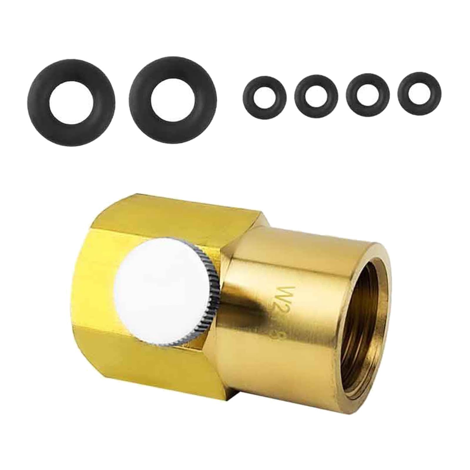 Adattatore per Ricarica Bombola di CO2, Accessori per Macchine per Bevande Analcoliche, Compatto, Connettore per Bombola di CO2, per Macchine per, Tr21 4 a W21.8 14