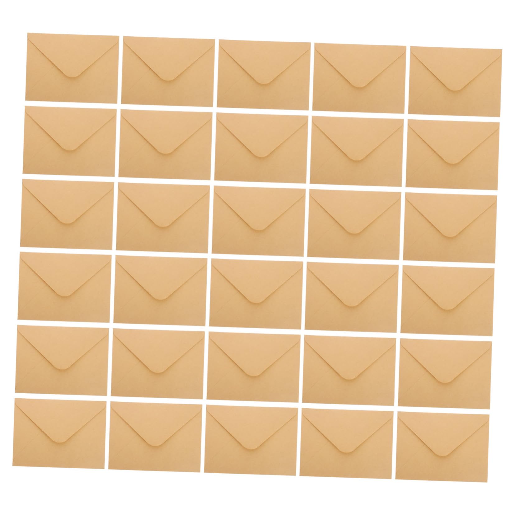 Sobres de Papel Kraft Marrón 100 Unidades Solapa en V | Cierre Seguro, Resistente al Desgarro, Diseño Clásico, para Oficina y Cumpleaños