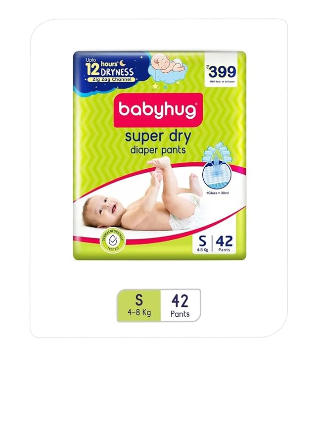Buy ONLY ME Babyhug Super Dry Diaper Pants (S), Pack of 1 Online at Low